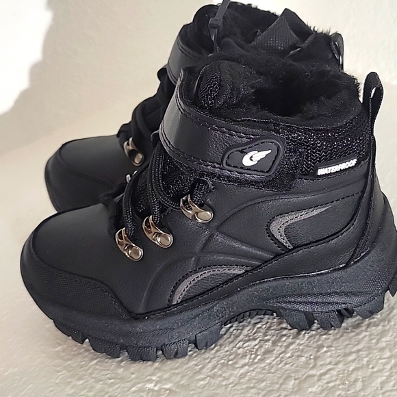 ephiza Boys Winter Warm Hiking Snow Boots Outdoor Insulated Fur Lined - Picture 9 of 10